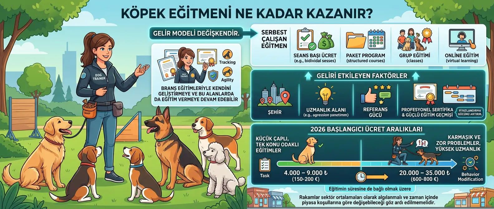 Köpek Eğitmeni Ne Kadar Kazanır?