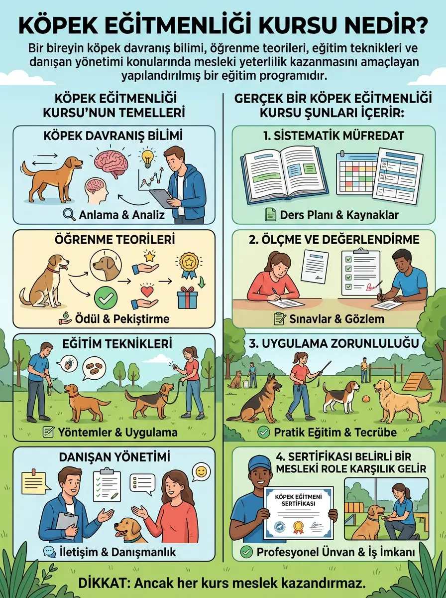 Köpek Eğitmenliği Kursu Nedir?